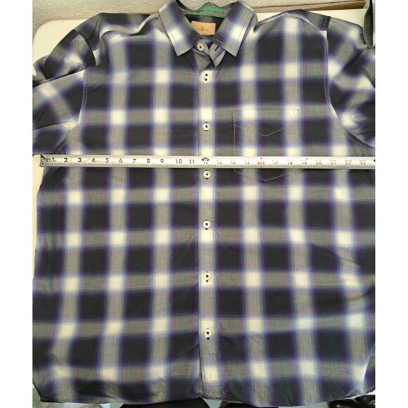 Tommy Bahama MEN'S Purple Black Plaid Button Up Long Sleeve Shirt Size XL - Picture 6 of 6